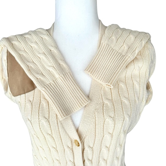 Ralph Lauren Blue Label Cardigan Sweater Cable Knit Womens - Picture 5 of 13